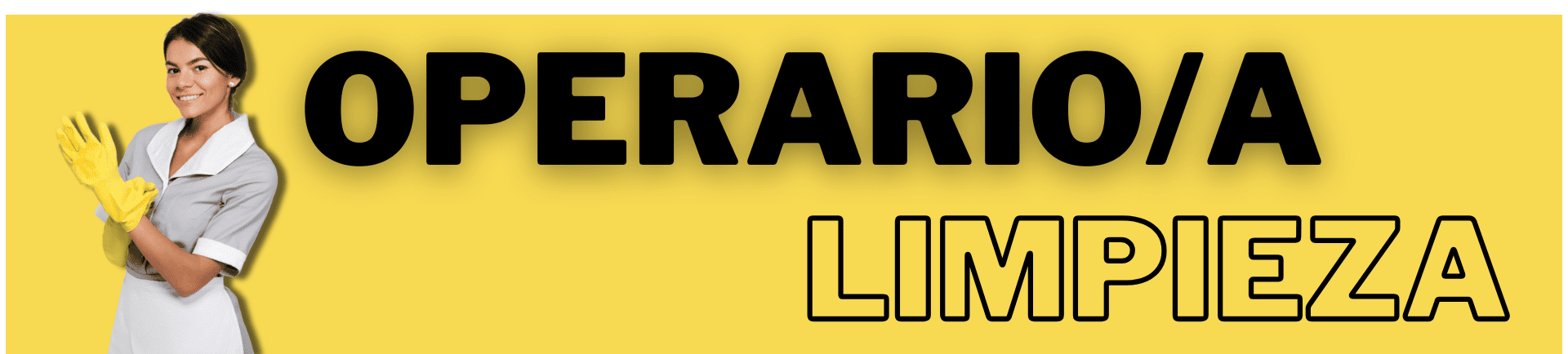 operario de limpieza